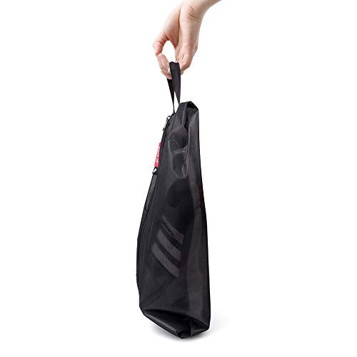 pack all Plus-Sized Shoe Bag for Travel, Water-Resistant Shoe Pouch - color: Plus-Black, style: 1 Pack