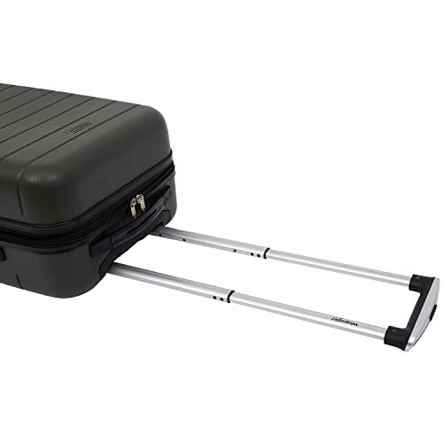 Wrangler Smart Spinner Hardside Luggage, 2 Piece Set, Deep Depths - color: Deep Depths, size: 2 Piece Set
