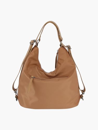 LM Women Convertible Shoulder Hobo Backpack Travel Bag (Coffee) - color: Coffee
