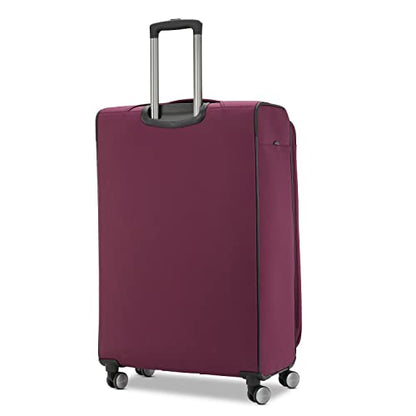 Samsonite Ascella 3.0 Softside Expandable Luggage with Spinner Wheels, CO EXP Spinner, Light Plum - color: Light Plum, size: Carry-on Spinner