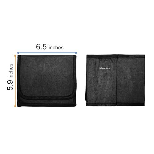 2 in 1 Luggage Cup Holder for Suitcase Airplane Drink Carrier Travel Black - color: black