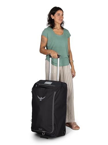 Osprey Daylite 85L Wheeled Collapsible Travel Duffel Bag, Black OS - color: Black, size: 85L
