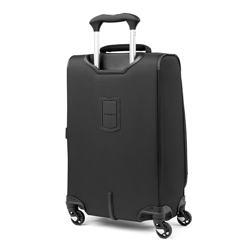 Travelpro Maxlite 5 Softside Carry-On Luggage Spinner, Black, 21-Inch | Expandable With 4 Wheels, Lightweight & Versatile Travel Design, Men & Women - color: Black, size: Carry-on 21-Inch