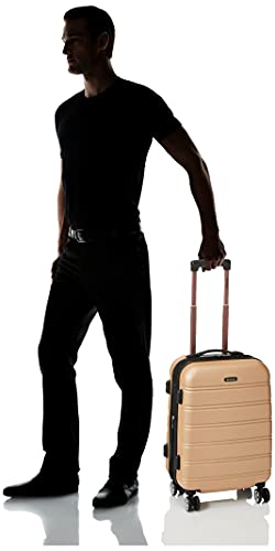 Rockland Melbourne Hardside Expandable Spinner Wheel Luggage, Carry-On 20", Champagne - color: Champagne, size: Carry-On 20"