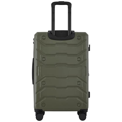 Wrangler ATG Trailway Expandable Hardside Luggage, Winter Moss, 22" Carry-On - color: Winter Moss