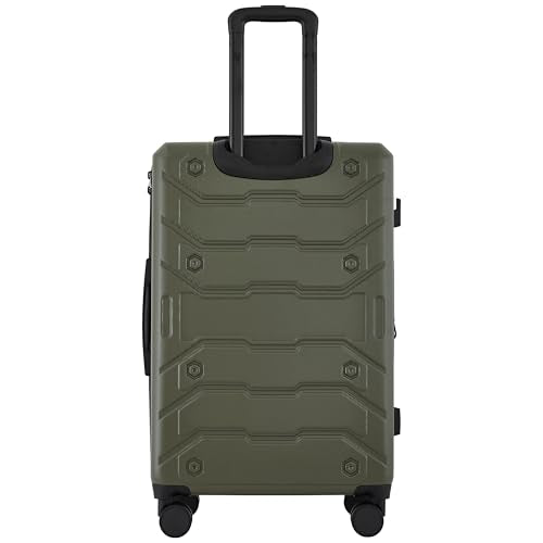 Wrangler ATG Trailway Expandable Hardside Luggage, Winter Moss, 22" Carry-On - color: Winter Moss
