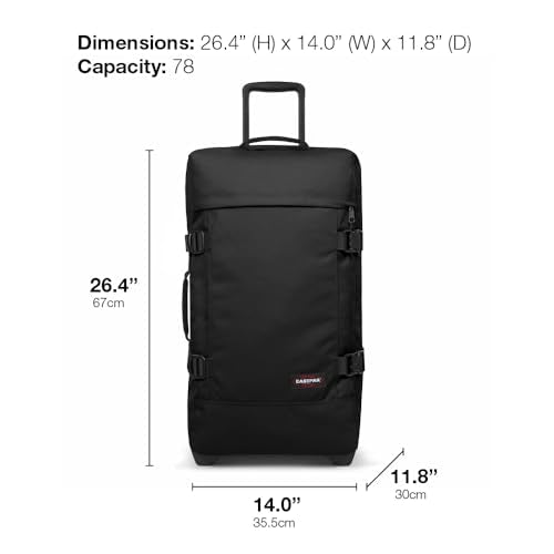 EASTPAK 78L Tranverz M – Medium Softside Checked Luggage, Ultra Marine - color: Ultra Marine, size: 78 Liter Checked Bag