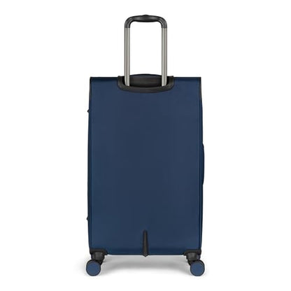 Quiksilver Buxton Suitcases Softside Expandable Luggage with Spinner Wheels, Large 3-Piece Set (20/26/30) (Navy) - color: Navy