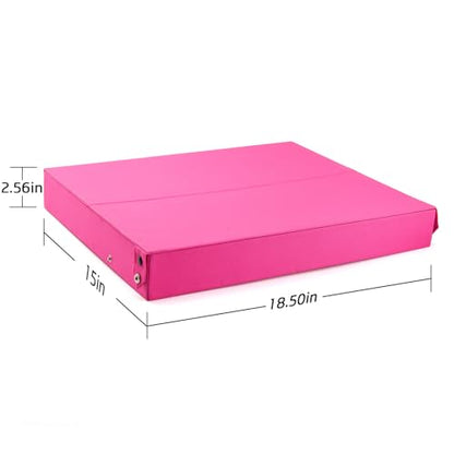 TRIUMPH VISION Sunglasses Organizer Storage Eyeglass Box Glasses Case Tray - color: Pink