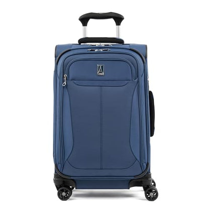 Travelpro Tourlite Softside 21" Expandable Luggage with 4 Spinner Wheels, Lightweight Suitcase, Carry-On, Blue - color: Blue, size: Carry-On 21-Inch