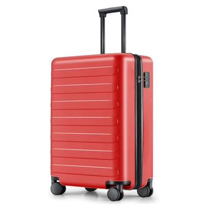 NINETYGO Carry On Luggage 22x14x9 Airline Approved, 20 Inch Luggage with Smooth Spinner Wheels, Lightweight, Hard Shell PC Suitcase Carry-On, Travel Luggage, TSA Approved (Raspberry, Rhine Basic) - color: 02-Raspberry (Basic), size: Carry-On 20-Inch