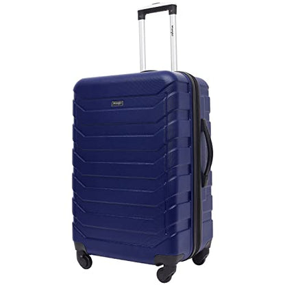Wrangler 4 Piece Miami Luggage and Packing Cubes Set, Blue - color: Blue, size: 4 Piece Set