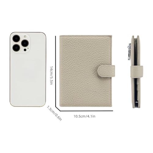 RFID Passport Holder, Leather, RFID Blocking (lemon yellow) - color: lemon yellow