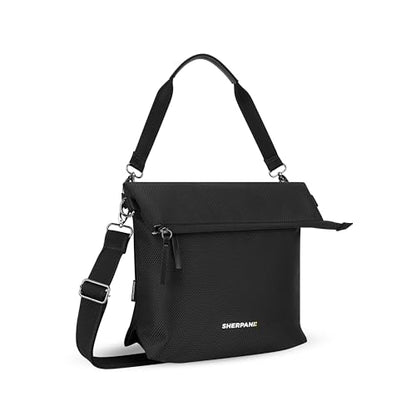 Sherpani Vale, Anti-Theft Crossbody Tote for Women - color: Carbon Black
