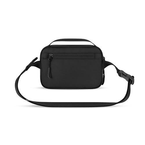 Sherpani Hyk, Small Sling Bag, Lightweight Travel Fanny Pack - color: Raven