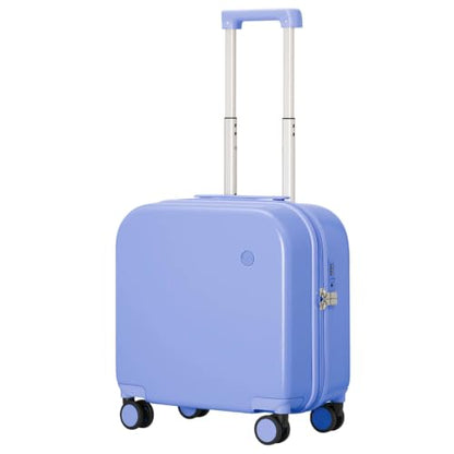 mixi Carry on Luggage, Suitcase with Spinner Wheels 16in Luggage Hardshell Lightweight Rolling Suitcases PC with Cover & TSA Lock, Lilac Purple - color: Lilac Purple, size: 16in Carry on