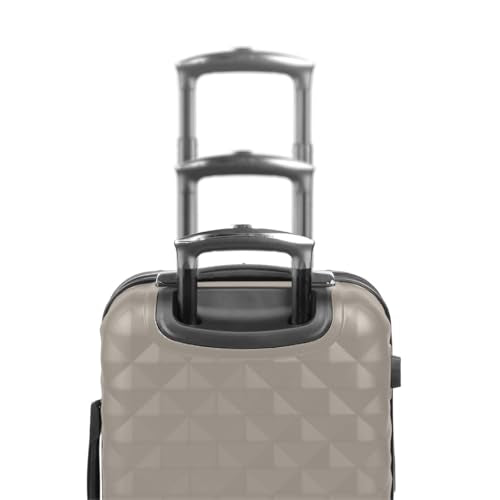Kenneth Cole REACTION Diamond Tower Collection Lightweight Hardside Expandable 8-Wheel Spinner Travel Luggage, Rye, 28-Inch Checked - color: Rye, size: 28-Inch Checked