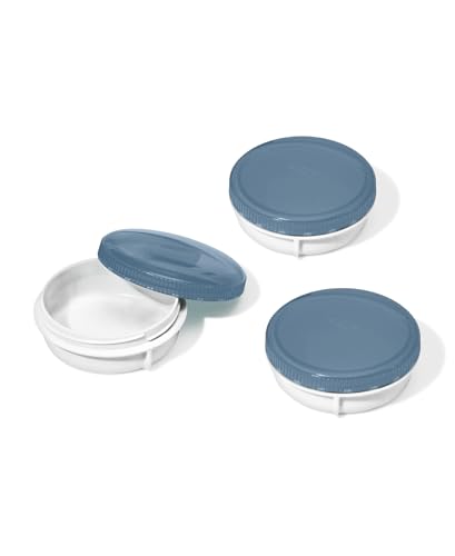 OXO Good Grips Prep & Go Leakproof Condiment Container - 2 oz, Ocean Blue - color: Ocean Blue, style: Condiment Keeper - 3 Pack
