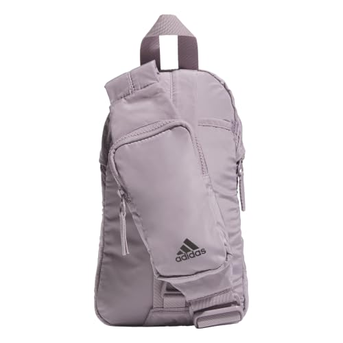 adidas Essentials Sling Bag - color: Preloved Fig Purple/Black/2