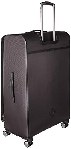 Samsonite Solyte DLX Softside Expandable Luggage with Spinner Wheels, Mineral Grey, Checked-Large 29-Inch - color: Mineral Grey, size: Checked-Large 29-Inch