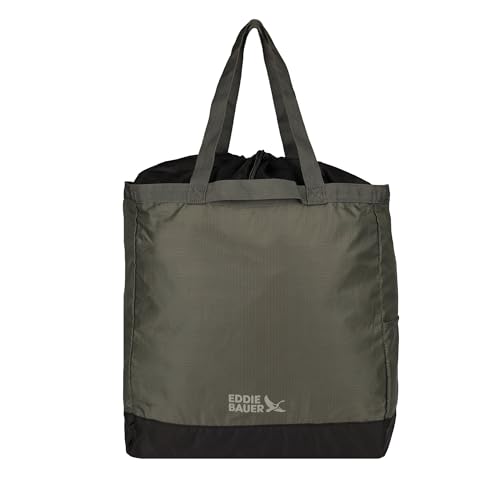 Eddie Bauer Stowaway Packable Tote Bag - color: Spruce