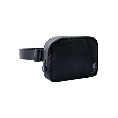 geckobrands Waterproof Belt Bag – Water-Resistant Gear Organizer with Phone Window & Adjustable Strap - color: Black