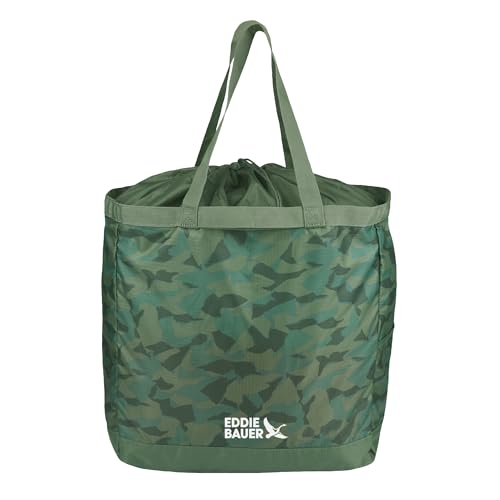 Eddie Bauer Stowaway Packable Tote Bag - color: Sprig