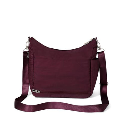 Baggallini Modern Everywhere Crossbody Bag for Women 11x9x4.5 Rfid Hobo Bag - color: Jam
