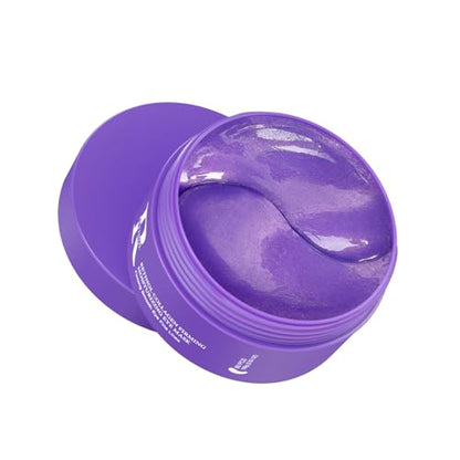 30 Pairs Eye Mask with Retinol, Collagen Eye Patch for Dark Circles and Puffiness, Reduce Wrinkles, Eye Bags and Fine Lines, for Women and Man - color: Deep Purple