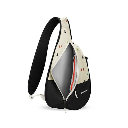 Sherpani Esprit, 10L Crossbody Sling Backpack for Women (Terrazzo) - color: Terrazzo