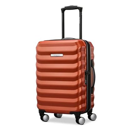 Samsonite 단단한 양면 50.8cm(20인치) 경량 휴대용 확장 가능한 엘리먼트 슈트케이스: 내구성, 360개의 스피너 휠, 조절 가능한 텔레스코픽 핸들, TSA 승인 잠금 장치, 구리 오렌지, 엘리먼트 하드사이드 - color: 구리 오렌지, size: 2-Piece Set (20"/24")