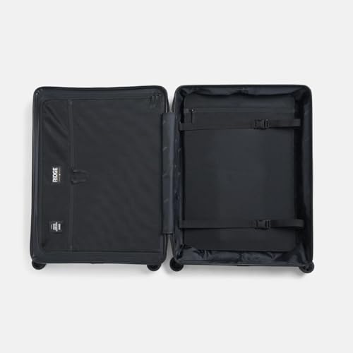 The Ridge Check-In Luggage - German Makrolon Polycarbonate Shell - TSA-Approved Lock with 360° Spinner Wheels - Matte Olive