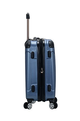 Rockland London Hardside Spinner Wheel Luggage, Blue, Carry-On 20-Inch - color: Blue, size: Carry-on 20"