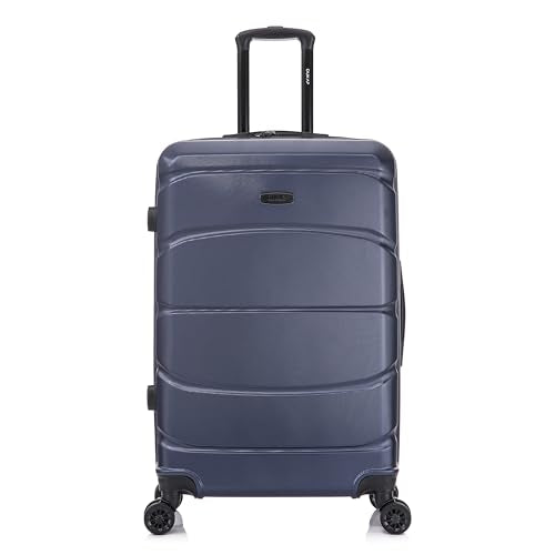 DUKAP SENSE 28-Inch Large Hardside Spinner Luggage Durable Zippered Blue - color: Blue, size: 28 Inch, style: Sense Single