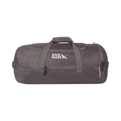 Eddie Bauer Stowaway Packable Duffel Bag, 45L, Dark Smoke - color: Dark Smoke