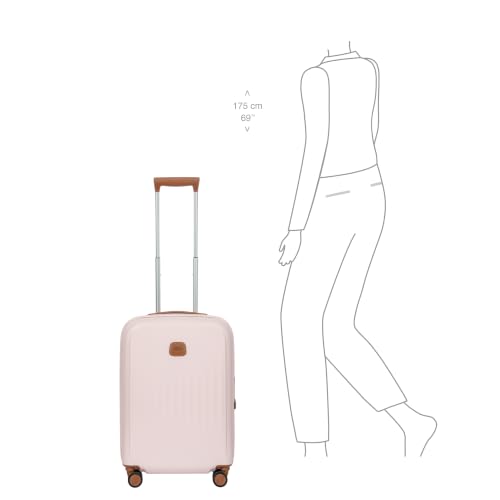 Bric's Taormina ultra-light 21" expandable carry-on trolley spinner - color: Pink, size: Carry-On