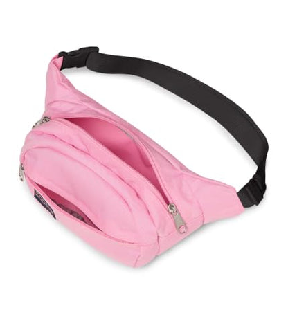 JanSport Fifth Avenue Waist Bag w/Adjustable Strap, Bubble Gum - color: Bubble Gum