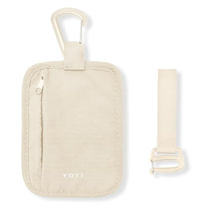 YOYI YOYI RFID Blocking Hidden Stash Clip, Travel Wallet Water-Repellent - color: Apricot