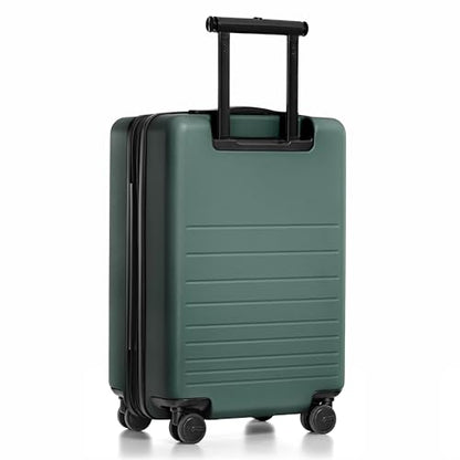 Traveler's Choice Markham Hardside Expandable Luggage with Double Spinner Wheels, Carry-On 22-Inch Suitcase, TSA Lock, Green - color: Green, size: 22-Inch Carry-on