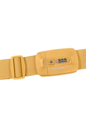 Samsonite - TSA Lock Luggage Strap, Yellow, Luggage strap with TSA lock - color: Yellow