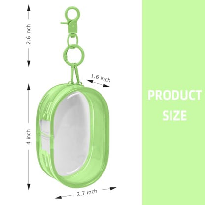 Linsaner 1 Pack Transparent Tech Pouch Storage Bag, Green - color: B6-Green