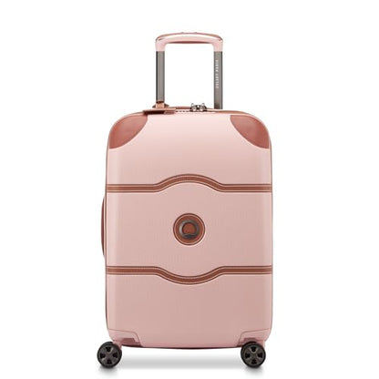 DELSEY PARIS Chatelet Air 2.0, 20 Inch Carry-On Plus Luggage, Blush Pink - color: Blush Pink, size: Carry-on Plus 20 Inch