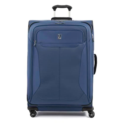 Travelpro Tourlite Softside 29" Expandable Luggage with 4 Spinner Wheels, Lightweight Suitcase, Checked Large, Blue - color: Blue, size: Checked-Large 29-Inch