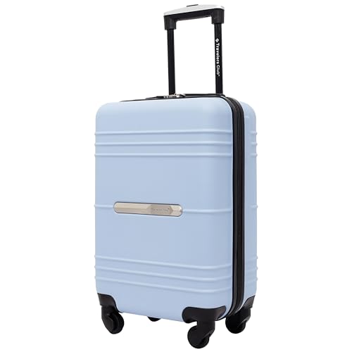 Travelers Club 22" Richmond Spinner Carry-On Luggage, Blue - color: Blue