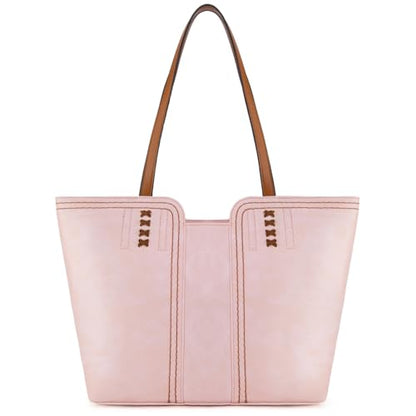 Montana West Tote Bag for Women Top Handle Satchel Purse - color: Cherry Blossom