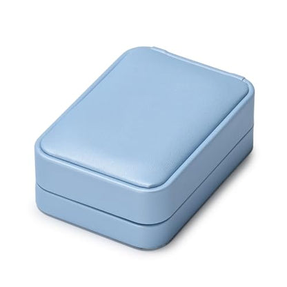 Oirlv Blue Pendant Necklace Gift Box - color: Sky Blue, size: Necklace Box