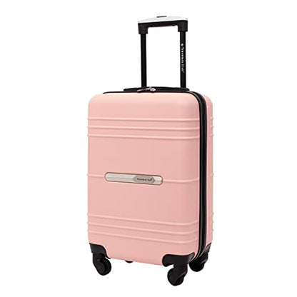 Travelers Club 22" Richmond Spinner Carry-On Luggage, Rose Gold - color: Rose Gold