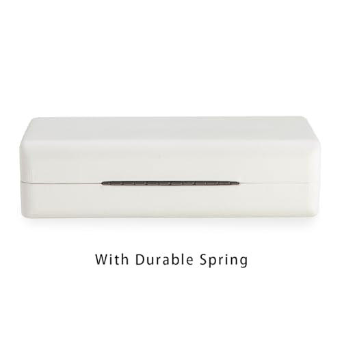 TRIUMPH VISION Sunglasses Case Hard Shell Glasses Case Eyewear Eyeglasses - color: White, size: Medium for eyeglasses