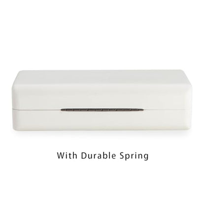 TRIUMPH VISION Sunglasses Case Hard Shell Glasses Case Eyewear Eyeglasses - color: White, size: Medium for eyeglasses