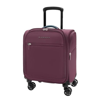 Verage Underseat Carry On Luggage with Wheels,14.5-Inch,Grape red - color: Grape red, size: 14.5-Inch Plus Underseat